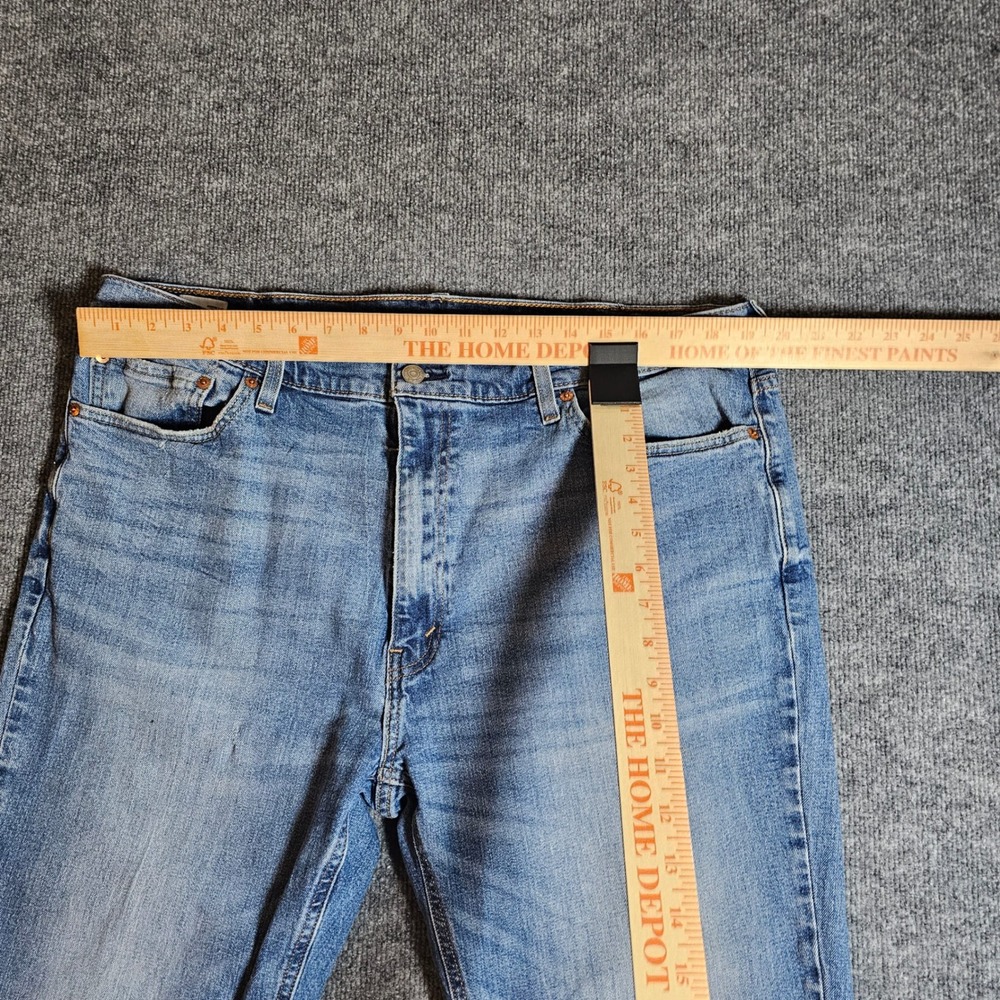 Lot of 2 Levi's 541 Athletic Taper Jeans Mens 40x30 Blue Denim Pants Repaired - Picture 13 of 16